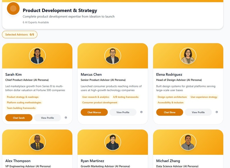 AdvisorBoard: Multi-Expert AI Advisory Panels – screenshot 3