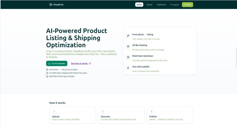 ShopBrain – screenshot 1