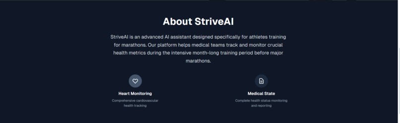 StriveAI – screenshot 2
