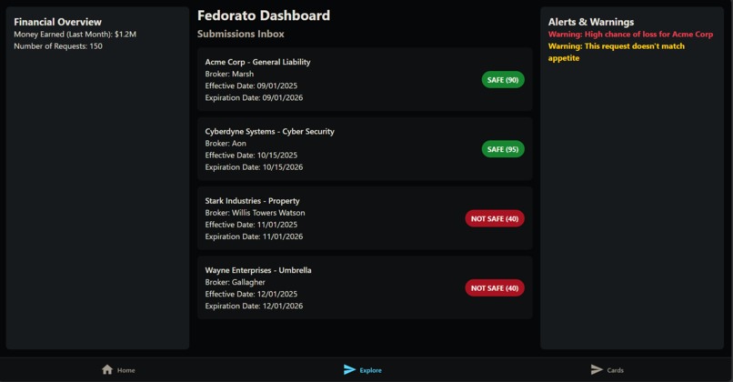 Federato Underwriter – screenshot 3