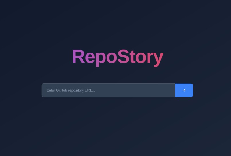 RepoStory – screenshot 1