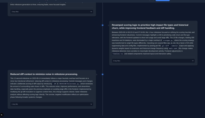 RepoStory – screenshot 2