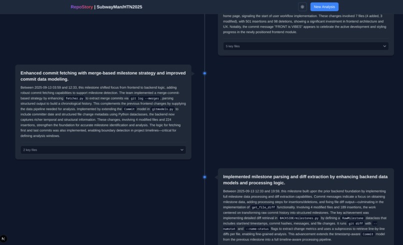 RepoStory – screenshot 8