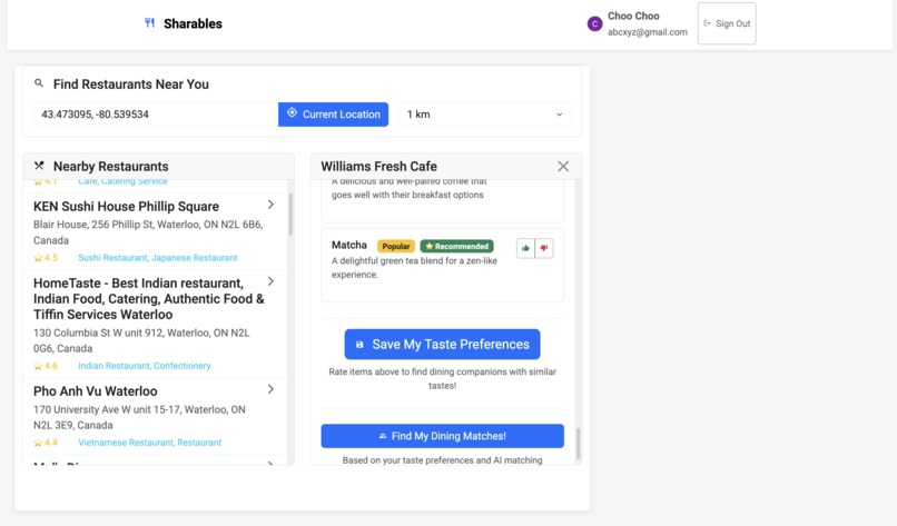 sharables – screenshot 1