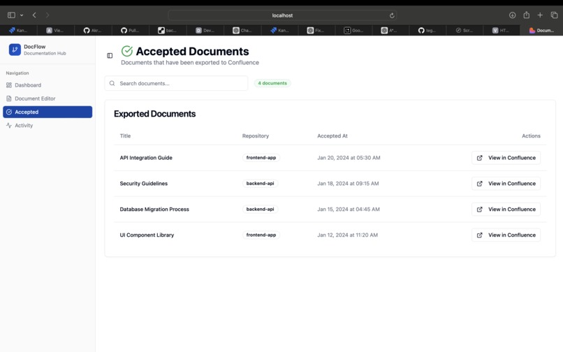 DocFlow – screenshot 2