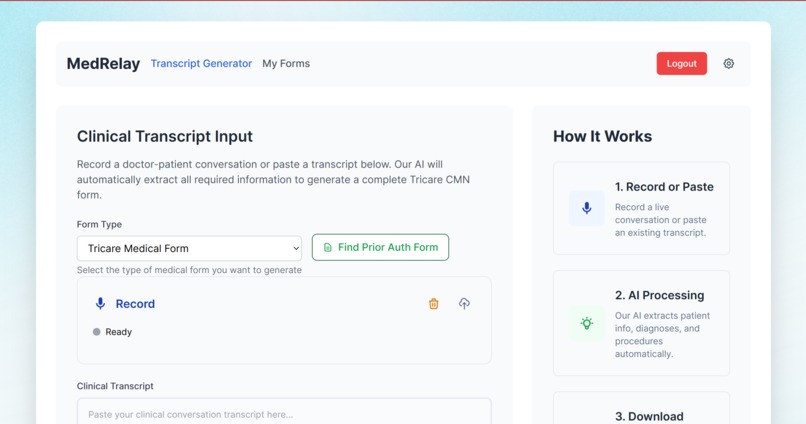 MedRelay – screenshot 1