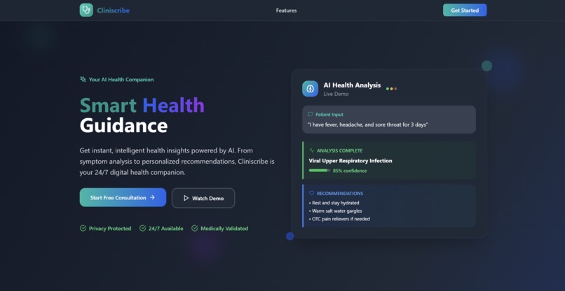 CliniScribe – screenshot 1