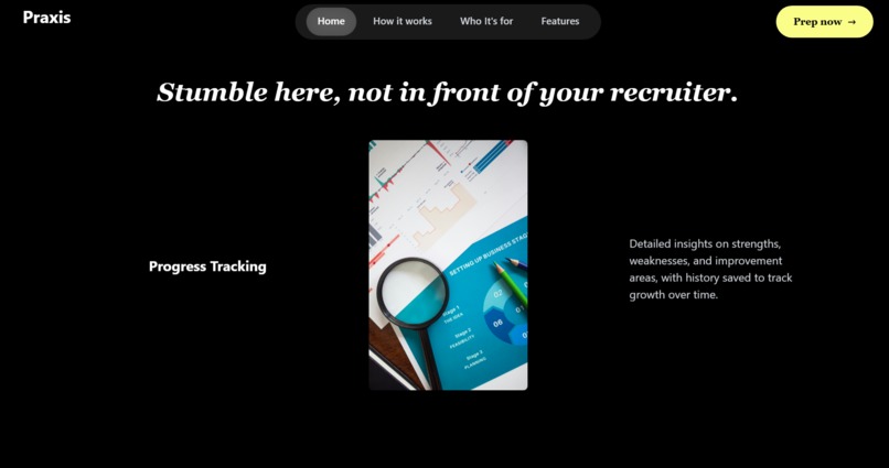 Praxis - Interview prep. – screenshot 2