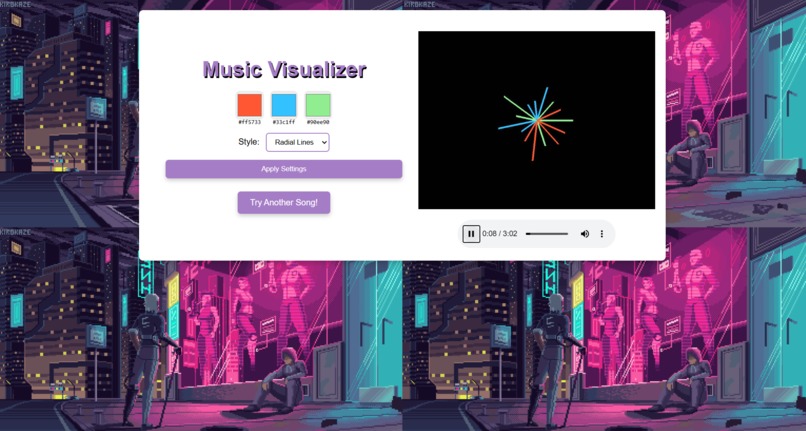 AI-Generated Music Visualizer – screenshot 2