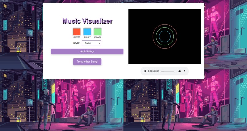 AI-Generated Music Visualizer – screenshot 3