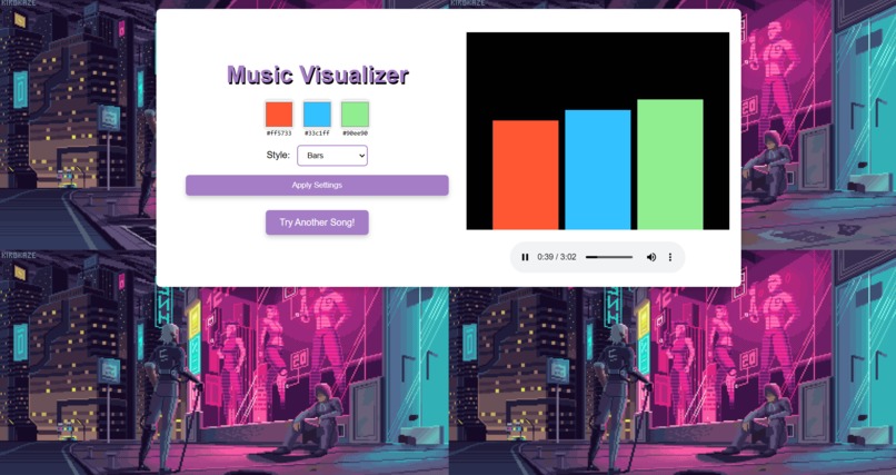 AI-Generated Music Visualizer – screenshot 4