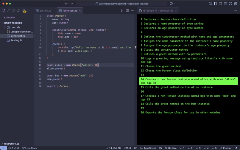 Scope – screenshot 1
