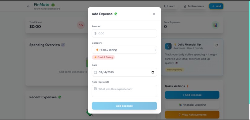 FinMate – Your AI-Powered Financial Companion – screenshot 8