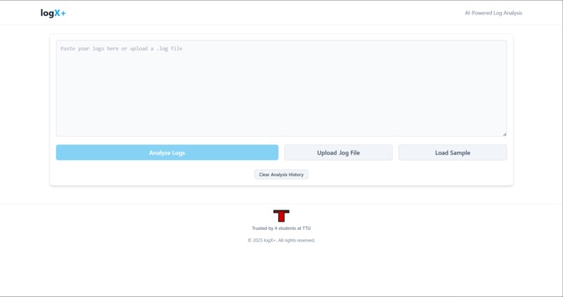 logX+ – screenshot 1