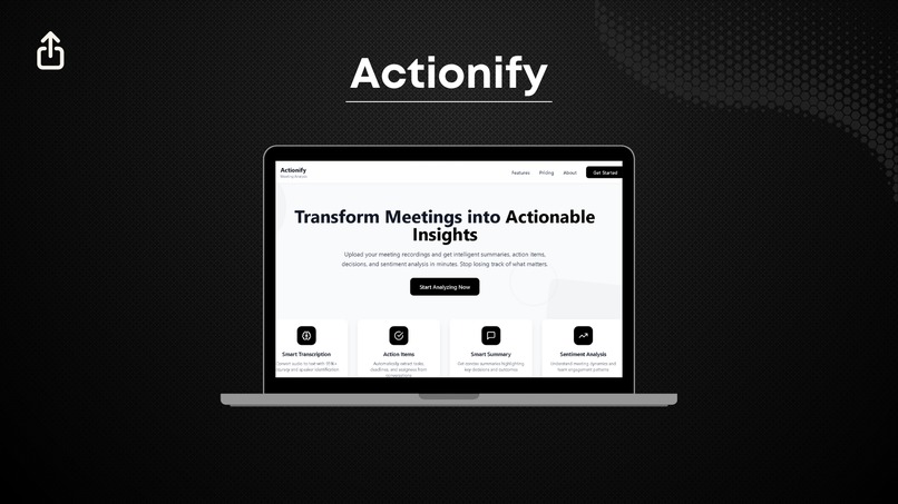 Actionify: AI-Driven Meeting Insights for Real Impact – screenshot 2