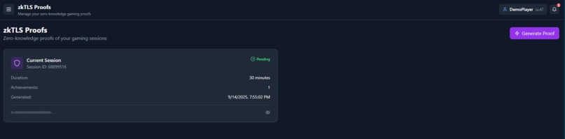 XION Gaming Hub Mobile gaming dashboard with XION blockchain – screenshot 3