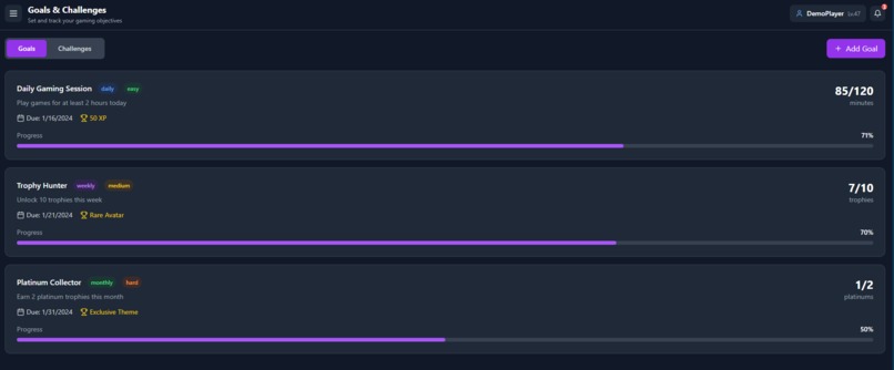 XION Gaming Hub Mobile gaming dashboard with XION blockchain – screenshot 4