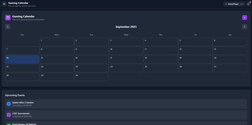 XION Gaming Hub Mobile gaming dashboard with XION blockchain – screenshot 5