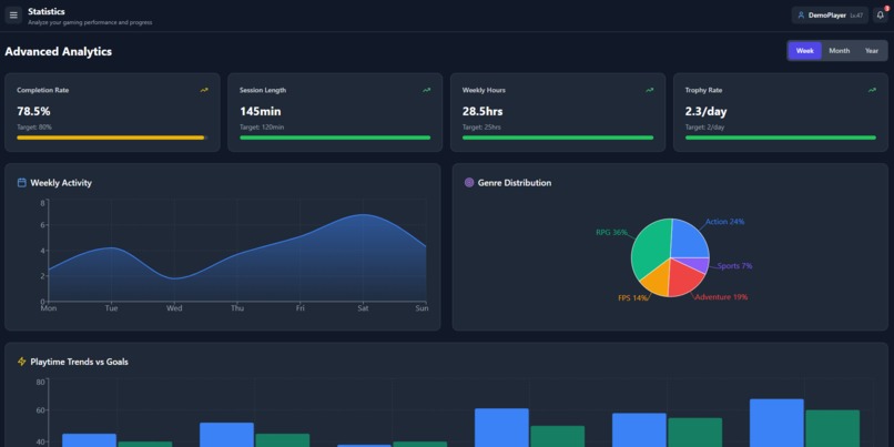 XION Gaming Hub Mobile gaming dashboard with XION blockchain – screenshot 8