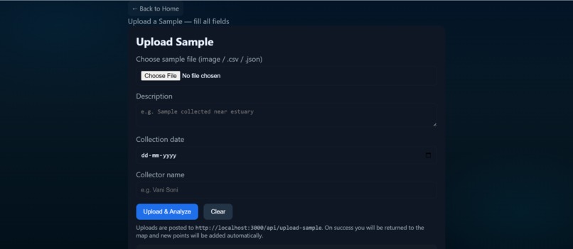 AI-Powered Microplastic Detection & Monitoring System – screenshot 5
