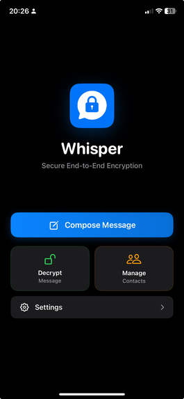 Whisper – screenshot 3