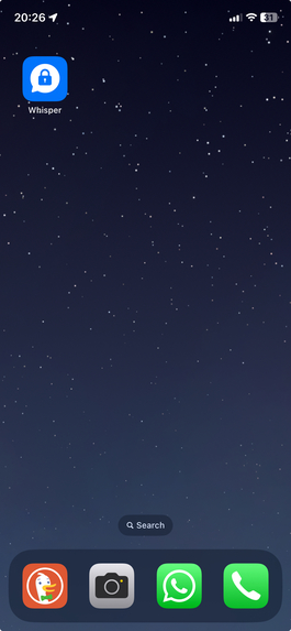 Whisper – screenshot 1