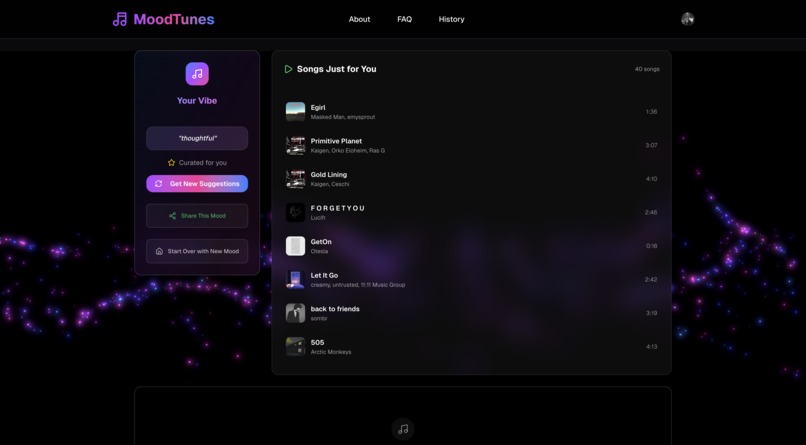 Moodtunes – screenshot 2