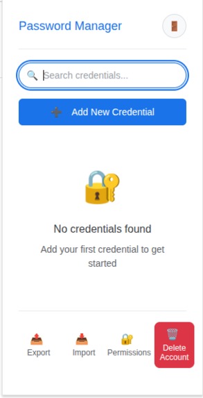Password Manager Chrome Extension – screenshot 2