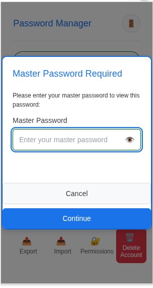 Password Manager Chrome Extension – screenshot 5