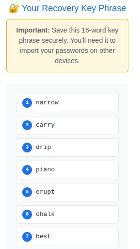 Password Manager Chrome Extension – screenshot 8
