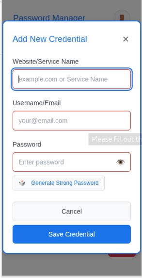Password Manager Chrome Extension – screenshot 9