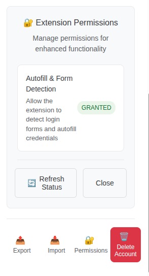 Password Manager Chrome Extension – screenshot 10