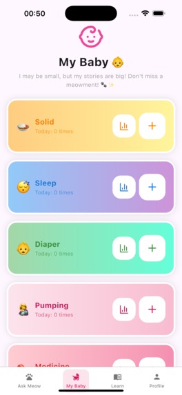 MamaMeow:Track, Learn & Ask AI – screenshot 8