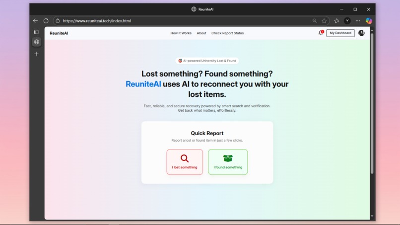 ReuniteAI – screenshot 2