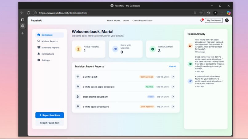 ReuniteAI – screenshot 3