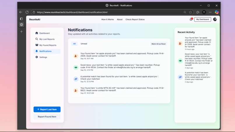 ReuniteAI – screenshot 6