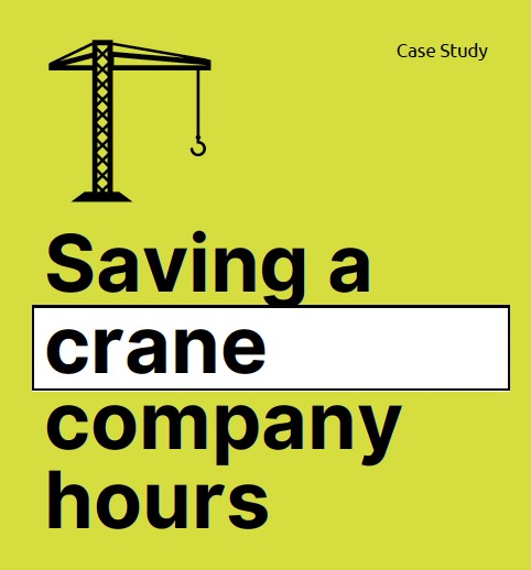 Saving crane company hours of manual work – screenshot 1
