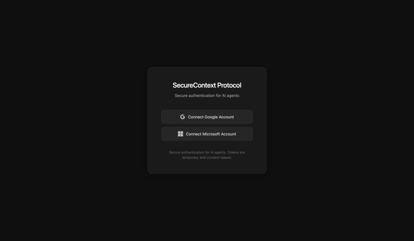 SecureContext Protocol  – screenshot 1