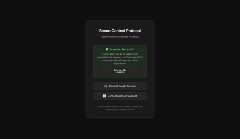SecureContext Protocol  – screenshot 2