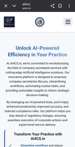 AI4CS – screenshot 1