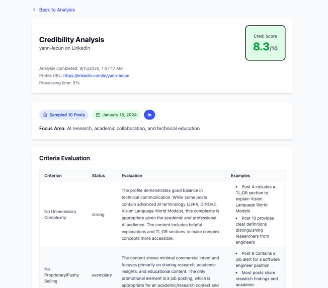 Credi – screenshot 2