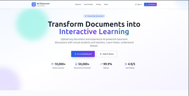 ai classroom – screenshot 1