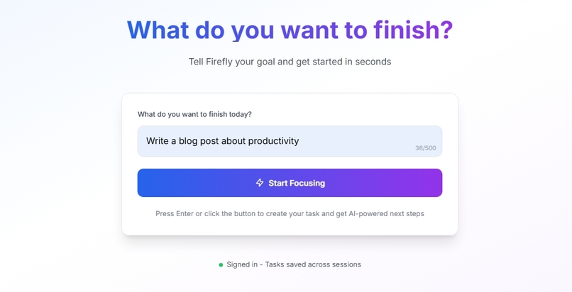 Firefly - ADHD focus app – screenshot 2