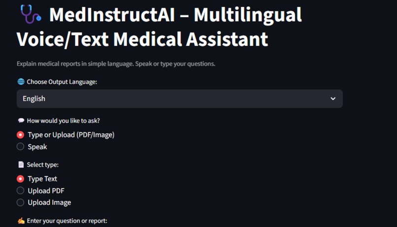 MedInstructAI – Smart Healthcare Explainer – screenshot 1