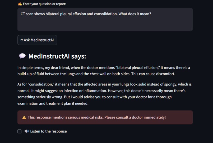 MedInstructAI – Smart Healthcare Explainer – screenshot 2