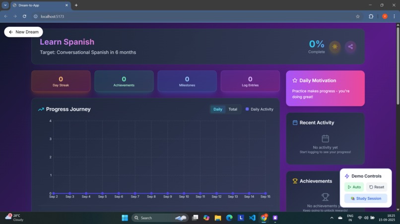 Dream-to-App – screenshot 4