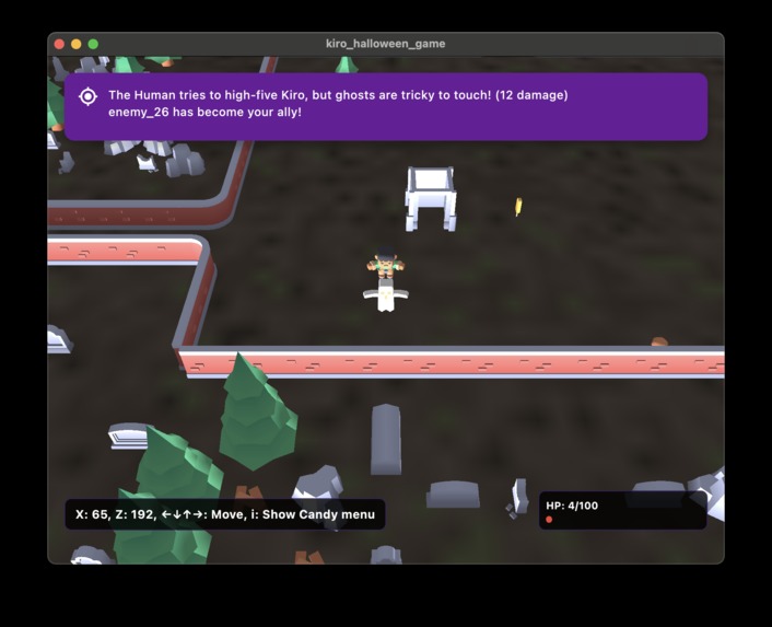 Kiro's Halloween Night – screenshot 2