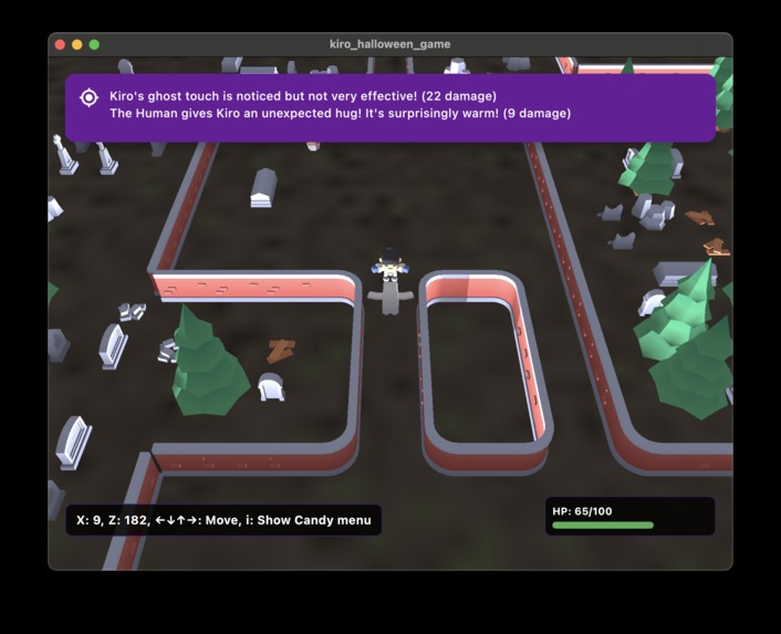 Kiro's Halloween Night – screenshot 3