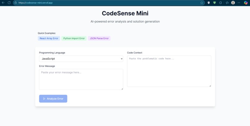CodeSense Mini – screenshot 1