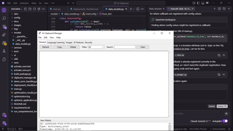 AI clipboard manager – screenshot 1